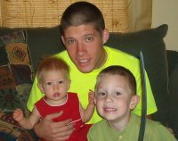 Me and baby Michaela and Josiah (mentor's children)